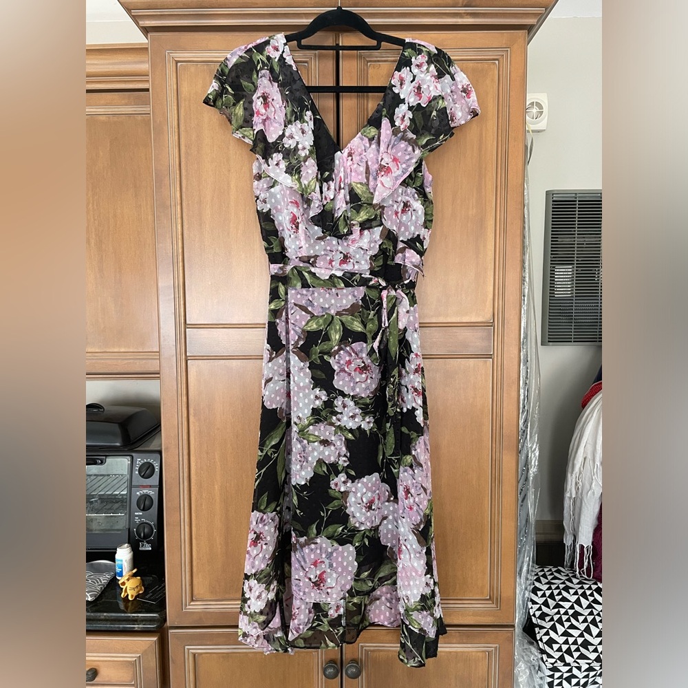 Julia Jordan floral & black dress
